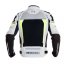 Moto bunda RICHA AIRSTORM WP šedo/fluo žlutá