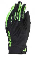 Moto rukavice JUST1 J-FLEX černo/neonově zelené