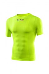 Termo triko SIXS s krátkým rukávem žluté TS1C