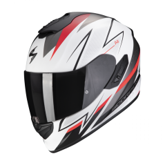 Moto přilba SCORPION EXO-1400 EVO AIR THELIOS matná bílo/červená