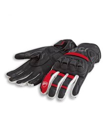 Rukavice DUCATI SPORT C4 černo/červeno/bílé 98107719