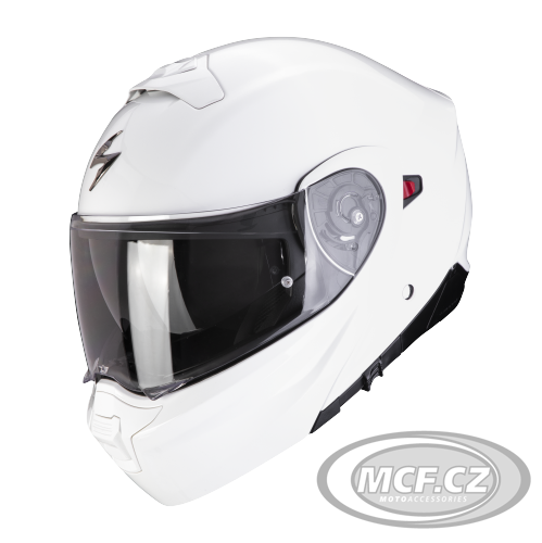 Moto přilba SCORPION EXO-930 EVO solid bílá