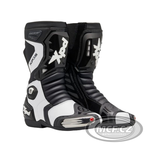 Moto boty XPD XP3-S černo/bílé + DÁREK
