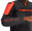 Moto bunda kožená DAINESE RACING 5 černo/fluo červená