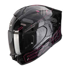 Moto přilba SCORPION EXO-530 AIR FOND černo/růžová