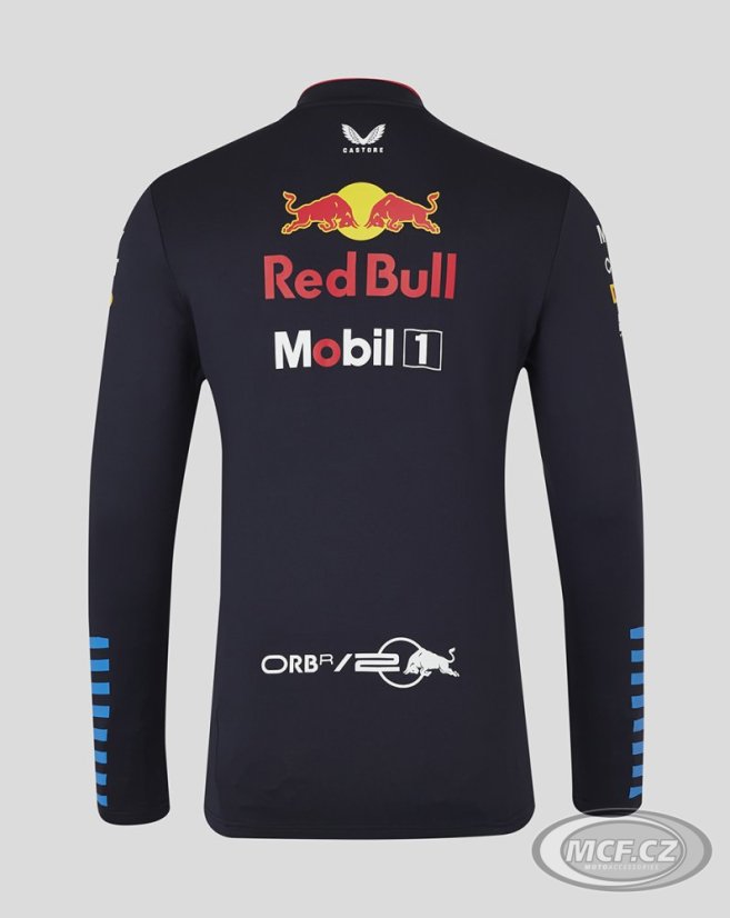 Mikina RED BULL OTL ZIP night sky - krátký zip TU5287