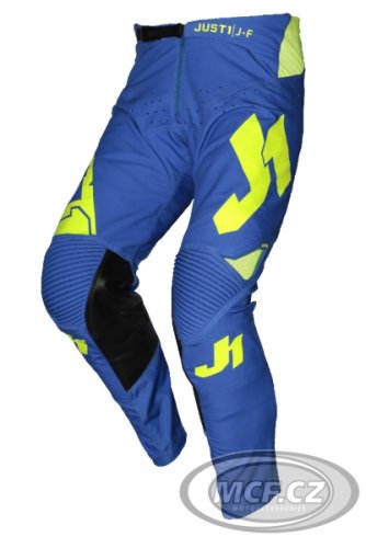 Moto kalhoty JUST1 J-FLEX ARIA modro/neonově žluté
