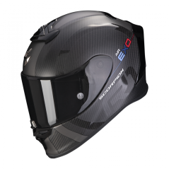 Motorcycle helmet SCORPION EXO-R1 EVO CARBON AIR MG matt black/dark silver
