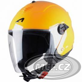 Moto přilba ASTONE MINIJET S oranžová