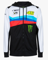 Mikina VR46 WRT černo/bílá 496503