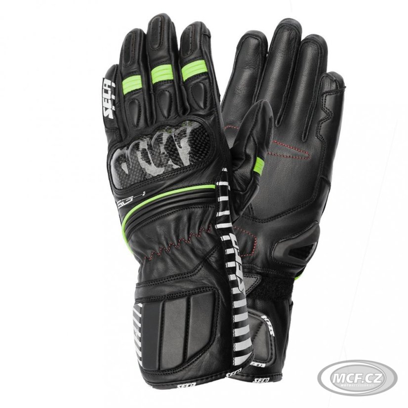 Dámské moto rukavice SECA MERCURY IV LADY černo/neonově žluté