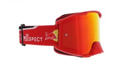 Motokrosové brýle RED BULL Spect Strive S 009 červené s červeným sklem