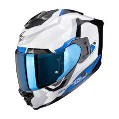Motorcycle helmet SCORPION EXO-1500 AIR ARENA white/blue