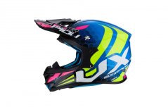 Moto přilba SCORPION VX-21 AIR XAGON modro/neonově žlutá