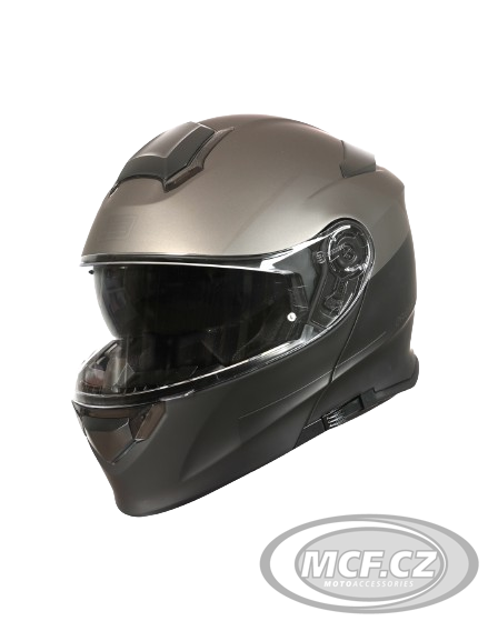 Moto přilba ORIGINE DELTA BASIC VIRGIN matná titanovo/černá