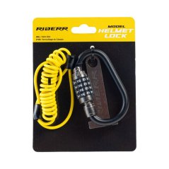 Riderr Zámek přilby černo/fluo žlutý