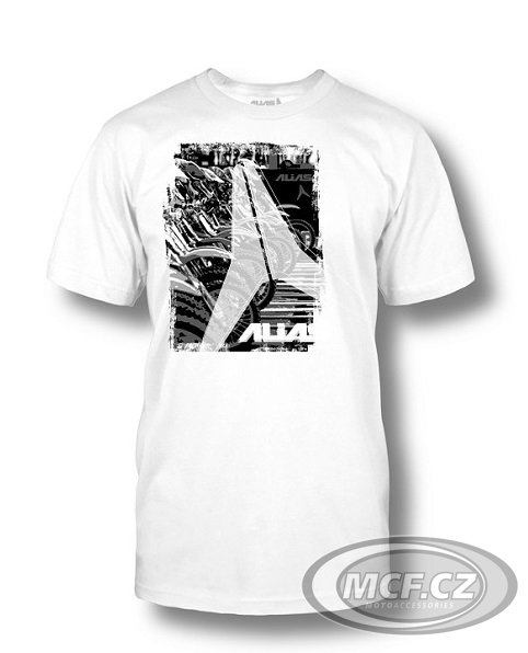 Triko ALIAS MX GATEDROP bílo/černé