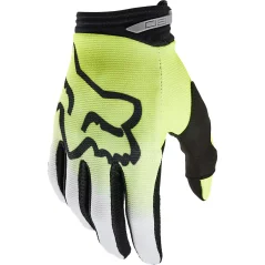 Moto rukavice FOX 180 Toxsyk fluo žluté 29684-130