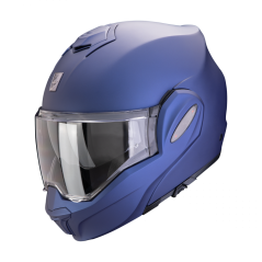Motorcycle helmet SCORPION EXO-TECH EVO PRO solid matt metallic blue