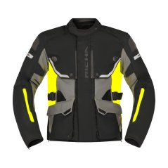 Motorcycle jacket RICHA INFINITY 3 PRO black/fluo yellow