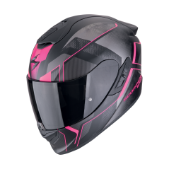Motorcycle helmet SCORPION EXO-1400 EVO II AIR INTENSIO matte black/pink