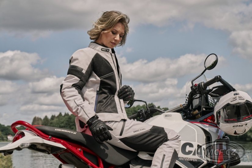 Dámská moto bunda RICHA AIRSTREAM X-2 šedá