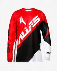Motokrosový dres ALIAS MX A2 BLOCKED červeno/černý 2164-296