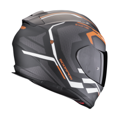 Motorcycle helmet SCORPION EXO-491 KRIPTA matt black/orange/white