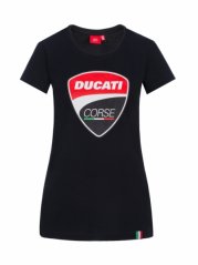Dámské triko DUCATI BIG LOGO černé 20 36012