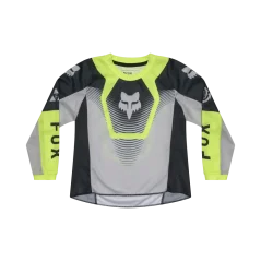 Dětský dres FOX 180 Jersey Kids Collect šedo/žlutý 36331-086