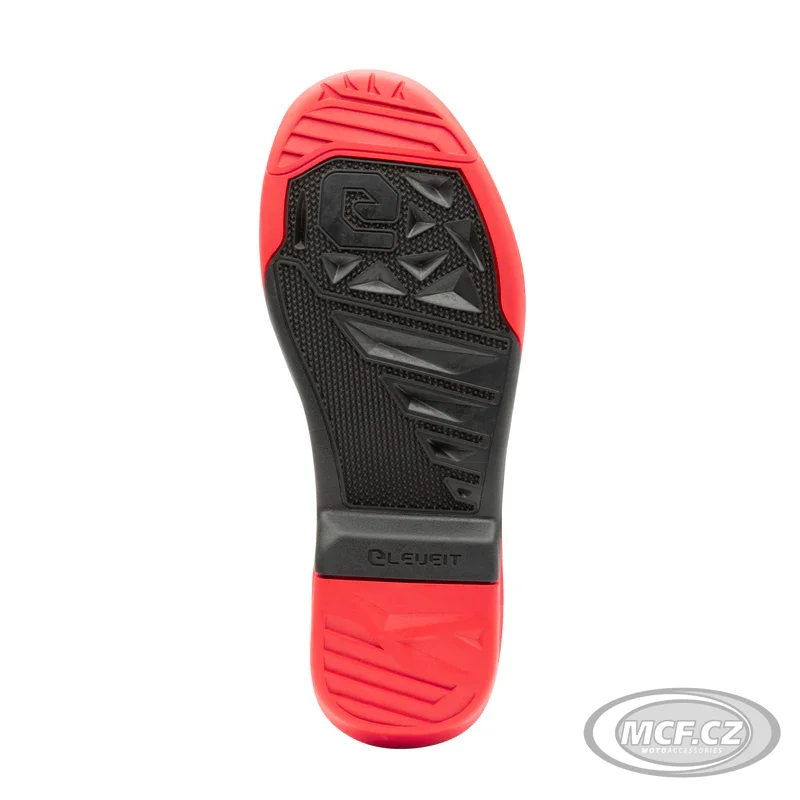 Dětské moto boty ELEVEIT X-PEAK černo/červené
