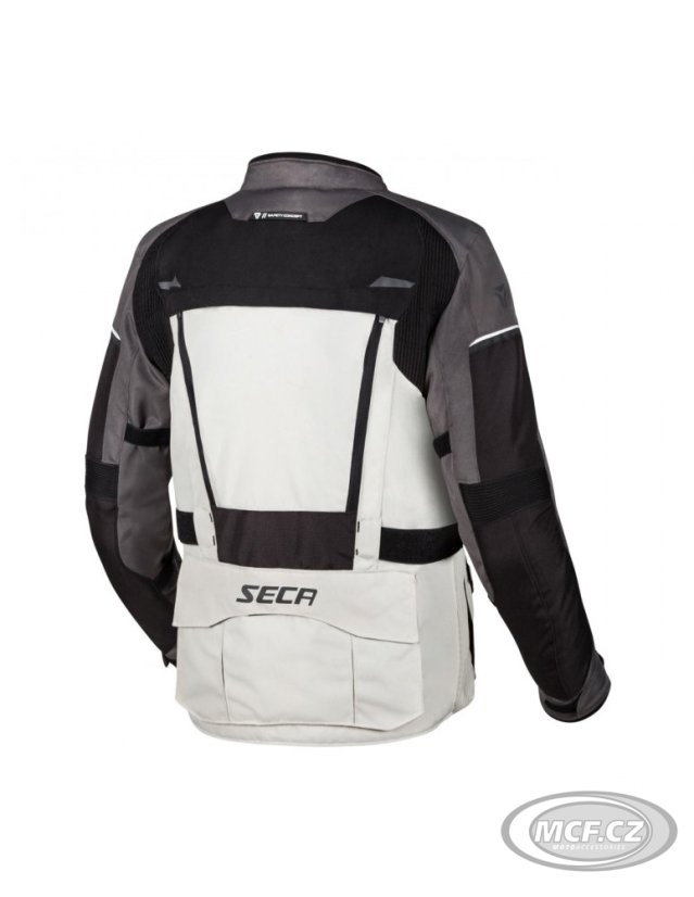 Moto bunda SECA DISCOVERY šedá
