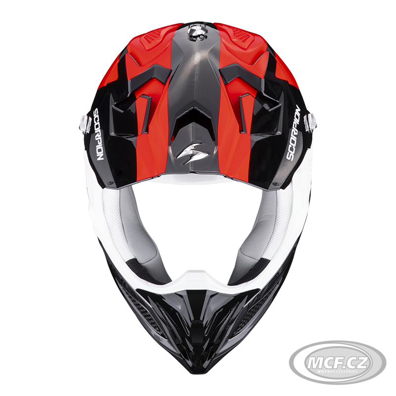 Moto přilba SCORPION VX-22 AIR ATTIS černo/červená
