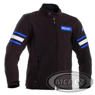 Motorcycle jacket RICHA TOULON 2 SOFTSHELL JUNIOR blue