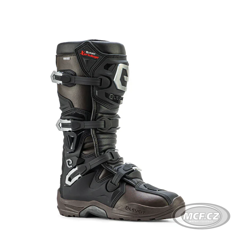 Moto boty ELEVEIT X-PRIVILEGE E-DRY ENDURO hnědé