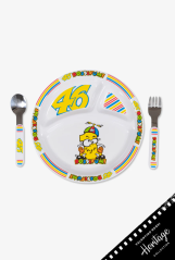 Dětský jídelní set VR46 HERITAGE 1 Rossifumi bílý 529103