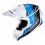 Moto přilba SCORPION VX-16 EVO AIR GEM bílo/modrá