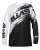 Motokrosový dres ALIAS MX A2 BRUSHED bílo/černý 2166-304