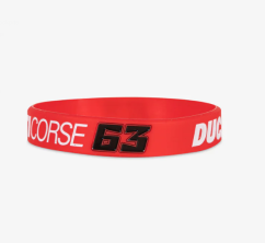 Náramek VR46 BAGNAIA 63 Ducati červený 534007