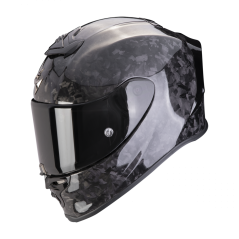 Moto přilba SCORPION EXO-R1 EVO CARBON AIR ONYX černá