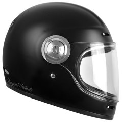 Retro helma na moto ORIGINE VEGA solid černá matná