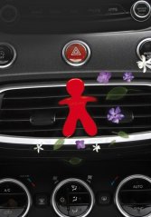 Autovůně Cesare Pepper Mint červená