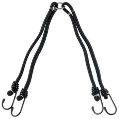 Riderr Dvojitá bungee šňůra černá