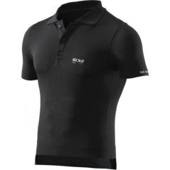 Termo polo SIX2 s krátkým rukávem černé POL1