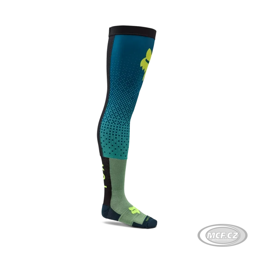 Nadkolenky FOX Flexair Fracture Kb Sock mátově zelené 36366-266