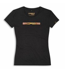 Dámské triko DUCATI SCRAMBLER ELEMENT černé 98770764