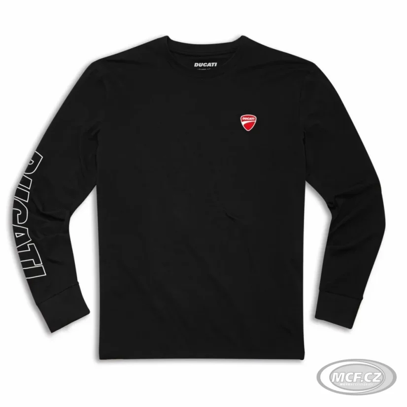 Pánské triko DUCATI Essential černé 98780470