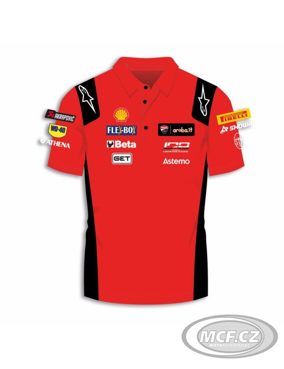 Polo triko DUCATI MX GP26 červené 98780500