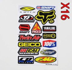 Samolepky MIX X16