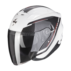 Motorcycle helmet SCORPION EXO-230 FENIX pearl white/black
